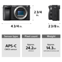 15 Sony a6400 Mirrorless Camera with 16-50mm f3.5-5.6 OSS II Lens - Image 5