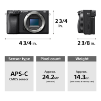 15 e2 Sony a6400 Mirrorless Camera with 16-50mm f3.5-5.6 OSS Lens - Image 5